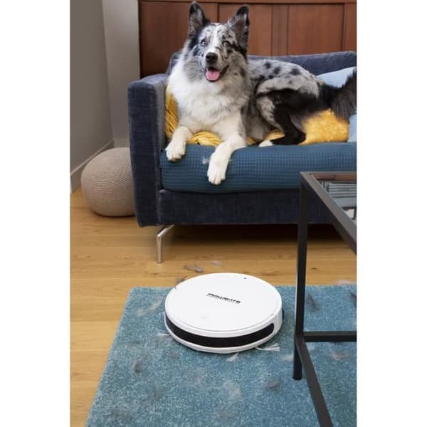 ROWENTA RR7267WH X-Plorer 40-serien Robotdammsugare, Moppning, 2h30 Autonomi, Hårda golv, Djur, WiFi, Alexa Google-kompatibel