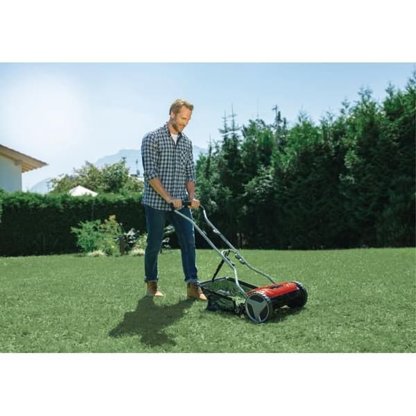 Einhell Manuell gräsklippare GC-HM 38 S-F (upp till 250 m², höjdjustering från 13 till 38 mm, uppsamlingskorg: 26L)