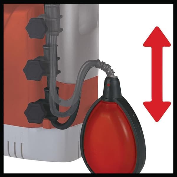 Einhell Multifunktionspump för avvattning och regnvattensamlare GE-SP 3046 RB (350 W, Pumpning Höjd 11 m)