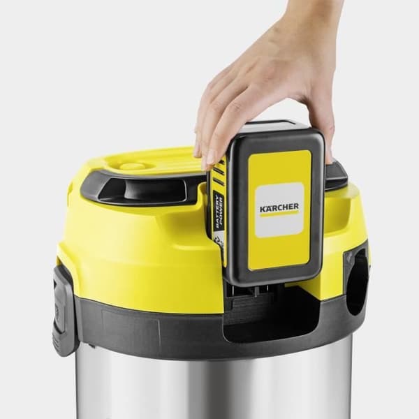 KARCHER WD 3-18 S V-17/20 sladdlös våt- och torrdammsugare - Stål - 17 l - (utan batteri eller laddare)