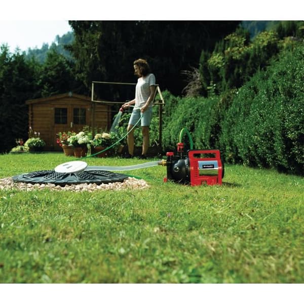 Einhell Bevattningspump GC-GP 1250 N (1250 W, vattennivåindikator, frostsäker tack vare urtappningspluggen)