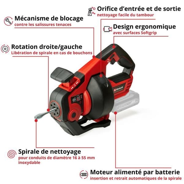Einhell 4514160 Rörrengöringsverktyg 362 mm