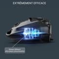 Miniatyrbild 3 av 6: ROWENTA Silence Force Effitech® Dammsugare med påse, 4,5 L, 400 W max, 57 dB(A), Miljöansvarig, Tillverkad i Frankrike, Röd RO7473EA