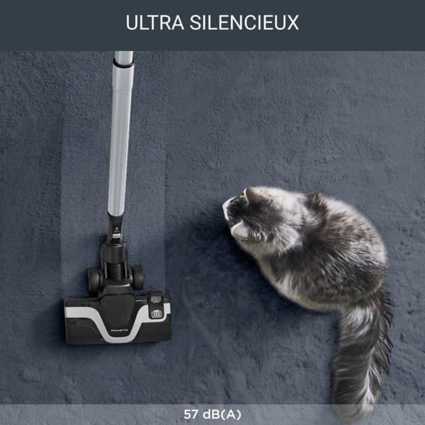 ROWENTA Silence Force Effitech® Dammsugare med påse, 4,5 L, 400 W max, 57 dB(A), Miljöansvarig, Tillverkad i Frankrike, Röd RO7473EA