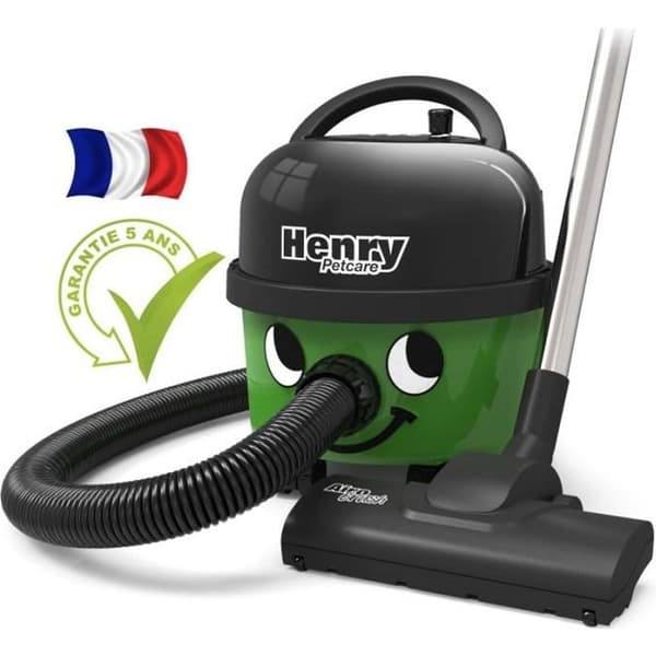 Henry Petcare Canister Dammsugare Numatic Svart, Grön
