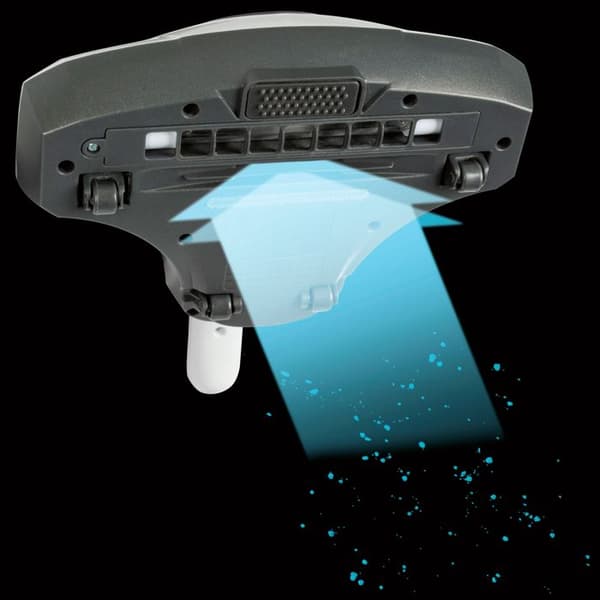 Dammaskin mot kvalster - Proficare - MS 3079 - 300W - Vit/Grå - UV-C Steriliseringsljus