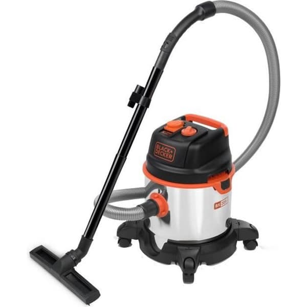 BLACK &amp; DECKER våt- och torrdammsugare - BXVC20XTE - Tank i rostfritt stål - 20L