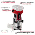Miniatyrbild 3 av 5: Einhell Professional Trimmer utan sladd TP-ET 18 Li BL-Solo Power X-Change (18V) Levereras utan batteri eller laddare