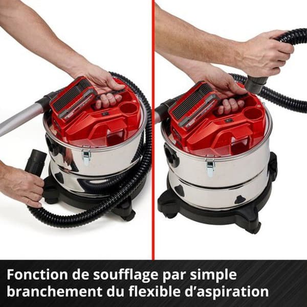EINHELL TE-AV 18/15 Li C-Solo askdammsugare - 15 l - Sladdlös - Grå