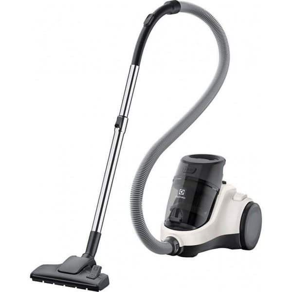 Cylindrisk behållarvakuum - ELECTROLUX - EC41-2SW - Utan påse - Torr - 1,8 L Svart, Vit