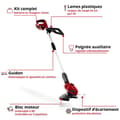 Miniatyrbild 2 av 5: Einhell Trimmerslösning utan sladd GE-CT 18 Li Kit Power X-Change (18V, klippbredd 24 cm, 20 blad) Levereras med 2,0 Ah batteri och laddare