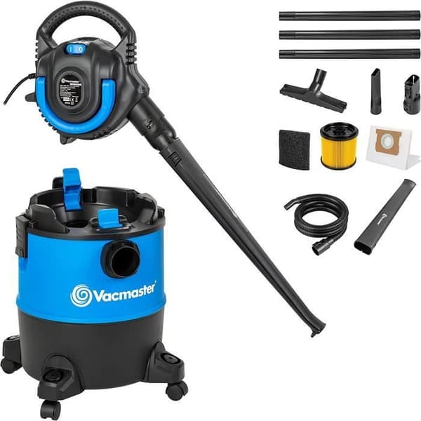 Vatten- och dammdammsugare - Vacmaster - VBVB1223PF - 1200W - 23L - Avtagbar blåsare