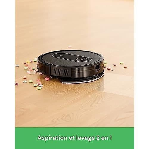 Robotdammsugare - Vactidy - T7 - 2 i 1 - 120 min autonomi - App-kontroll-Alexa-Siri-IFTTT