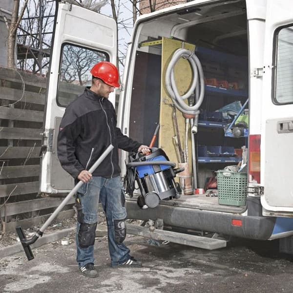 Vatten- och dammdammsugare - AERO - 21-21 PC - Kapacitet 20L - Automatiskt verktygsuttag - Blå