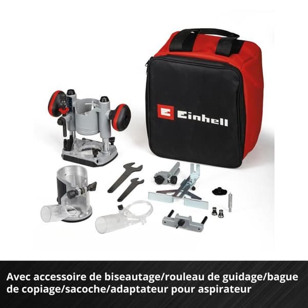Einhell Professional Sladdlös fräs- och kantfräs TP-RO Set 18 Li BL-Solo Power X-Change (18V) Levereras utan batteri eller laddare