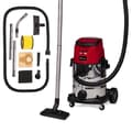 Miniatyrbild 2 av 5: Einhell Dammsugare för vatten och damm utan sladd TE-VC 36/25 Li S Solo Power X-Change (36V, tank 25L) Levereras utan batteri eller laddare