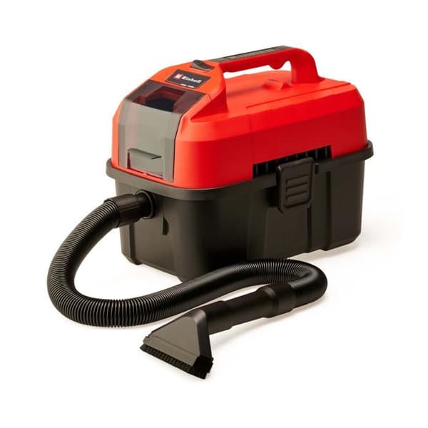 Einhell Dammsugare för vatten och damm utan sladd TE-VC 18/10 Li-Solo Power X-Change (18V) Levereras utan batteri eller laddare Svart, Röd
