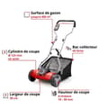 Miniatyrbild 2 av 5: Einhell Manuell Gräsklippare Trådlös GE-HM 18/38 Li - Solo Power X-Change (18V) Levereras utan Batteri eller Laddare