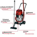 Miniatyrbild 3 av 5: Einhell Dammsugare för vatten och damm utan sladd TE-VC 36/30 Li S-Solo Power X-Change (36V, Behållare 30L) Levereras utan batteri eller laddare