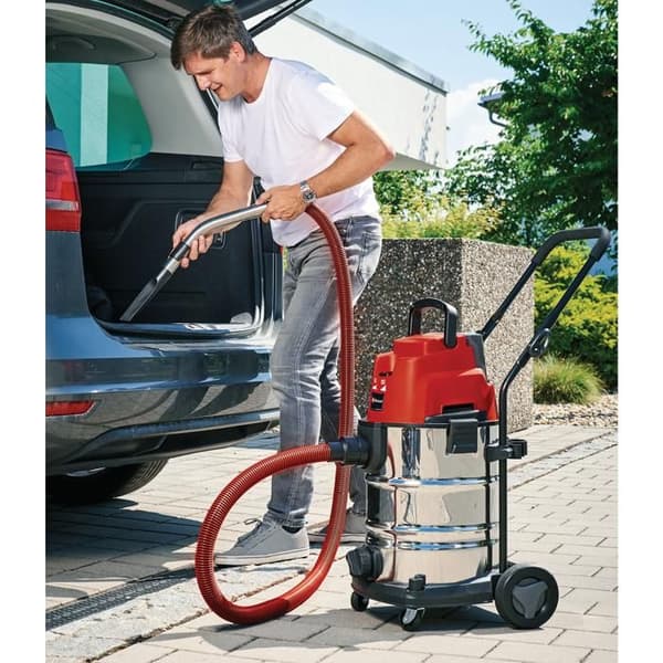 Einhell Dammsugare för vatten och damm utan sladd TE-VC 36/30 Li S-Solo Power X-Change (36V, Behållare 30L) Levereras utan batteri eller laddare