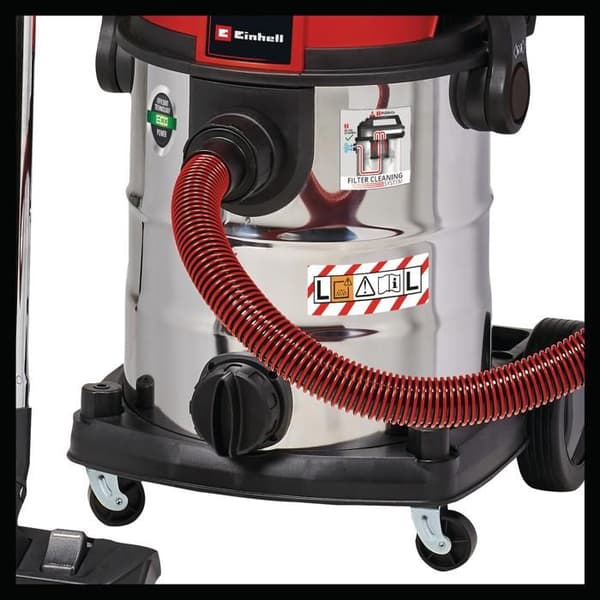 Einhell Byggdammsugare TE-VC 2025 SACL (1 200 W, 25L behållare, dammklass L) Såld med flera munstycken och filter