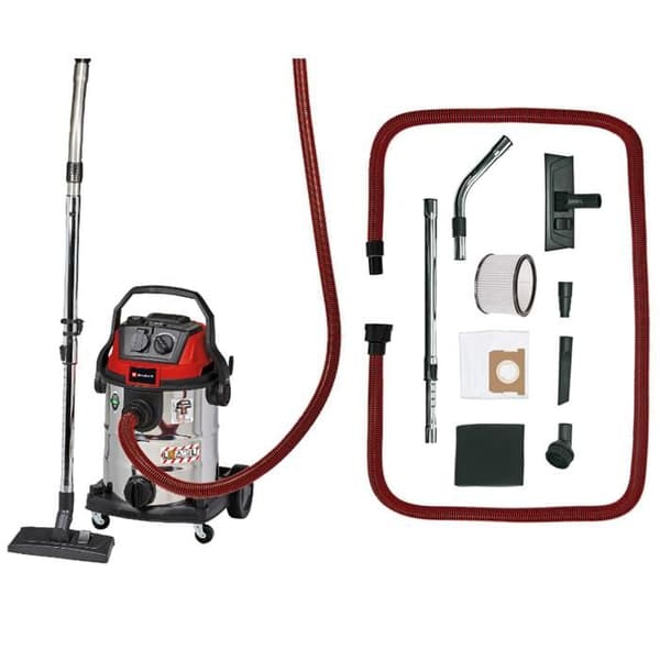 Einhell Byggdammsugare TE-VC 2025 SACL (1 200 W, 25L behållare, dammklass L) Såld med flera munstycken och filter