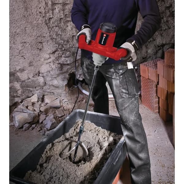 Einhell Målar- och murbruksmixer TC-MX 1200 E (680 varv per minut, med mixer för murbruk Ø 100 mm)