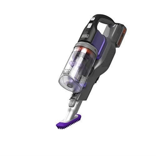 Trådlös Städsug BLACK+DECKER BDPSE1815P-QW - 18V - 1,5Ah - 2 Hastigheter - 46 min Autonomi - Lila