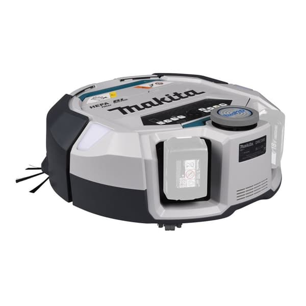 Robotdammsugare - Makita - DRC300Z - 18Vx2 LXT - HEPA-filter - LiDAR-navigation - 600 m²