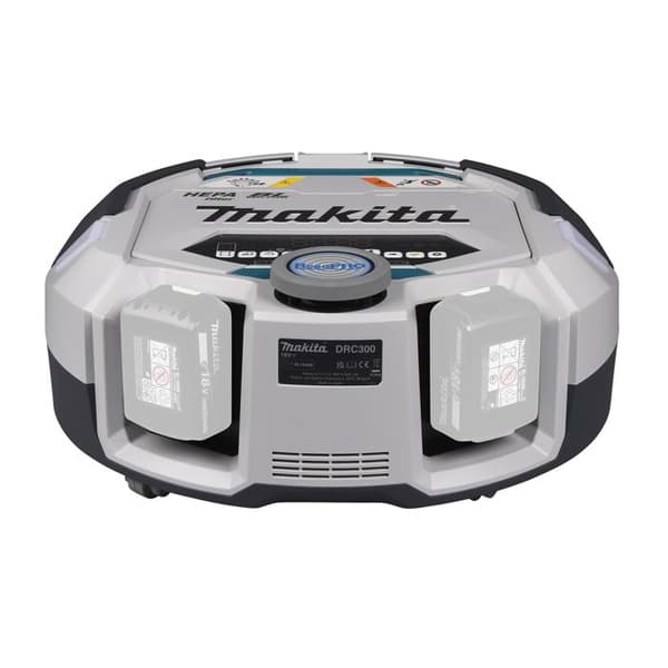Robotdammsugare - Makita - DRC300Z - 18Vx2 LXT - HEPA-filter - LiDAR-navigation - 600 m²