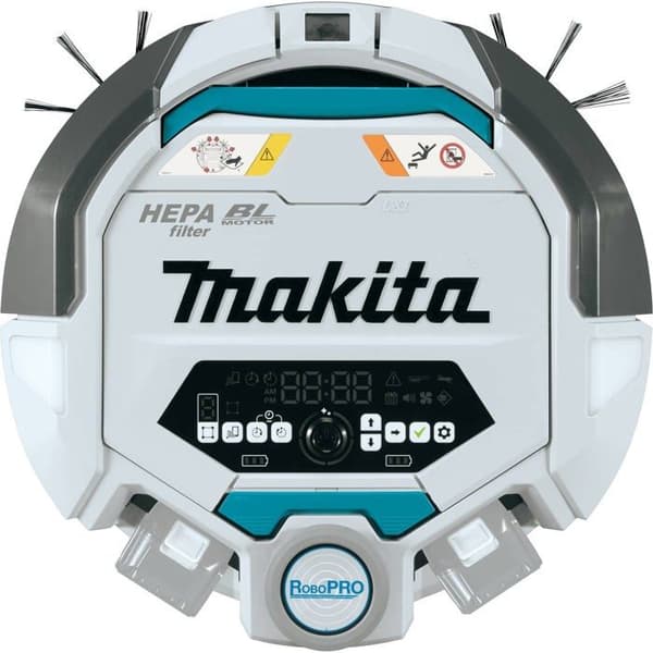 Robotdammsugare - Makita - DRC300Z - 18Vx2 LXT - HEPA-filter - LiDAR-navigation - 600 m²