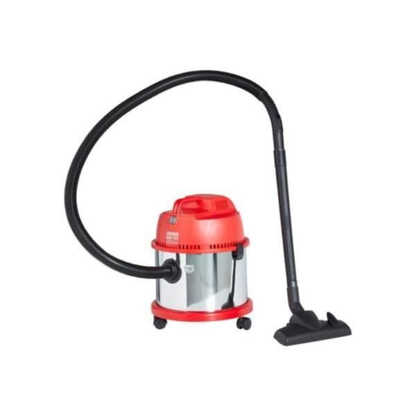 THOMAS INOX 1516 tankdammsugare - 16L kapacitet - Vått och torrt - Röd Svart, Metallisk, Röd