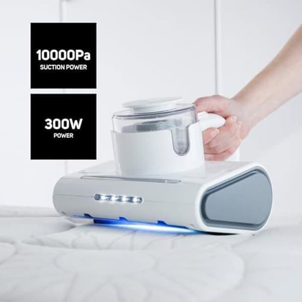 Madrassdammsugare - TAURUS - Textilvård - 300 W - UV-C ljus - Motordriven borste