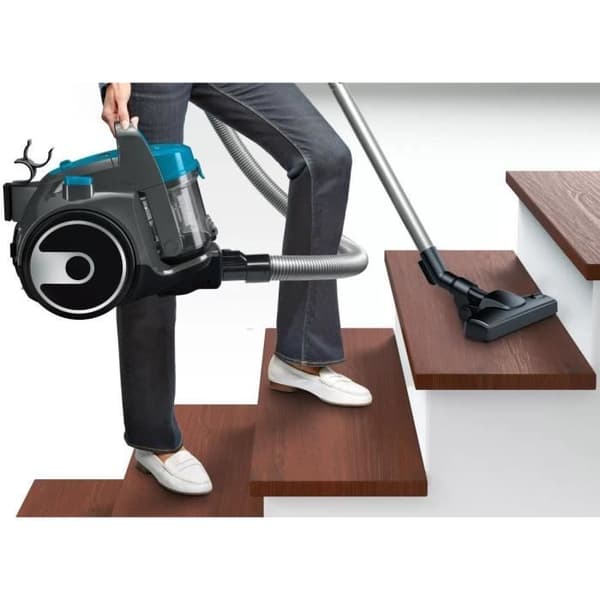 BOSCH BGS05X240 - Påslös dammsugare - 700 W - Kompakt och ultraeffektiv - Speciellt hår och högpresterande tillbehör