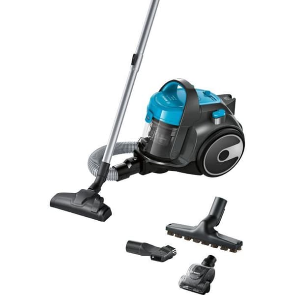 BOSCH BGS05X240 - Påslös dammsugare - 700 W - Kompakt och ultraeffektiv - Speciellt hår och högpresterande tillbehör Turkos