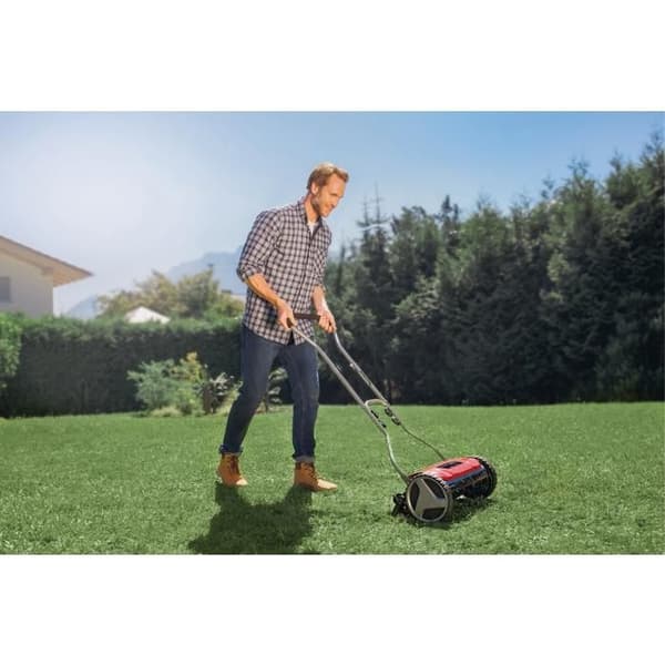 Einhell Manuell gräsklippare GC-HM 38 S-F (upp till 250 m², klipphöjd inställning på 4 nivåer från 13 till 38 mm)