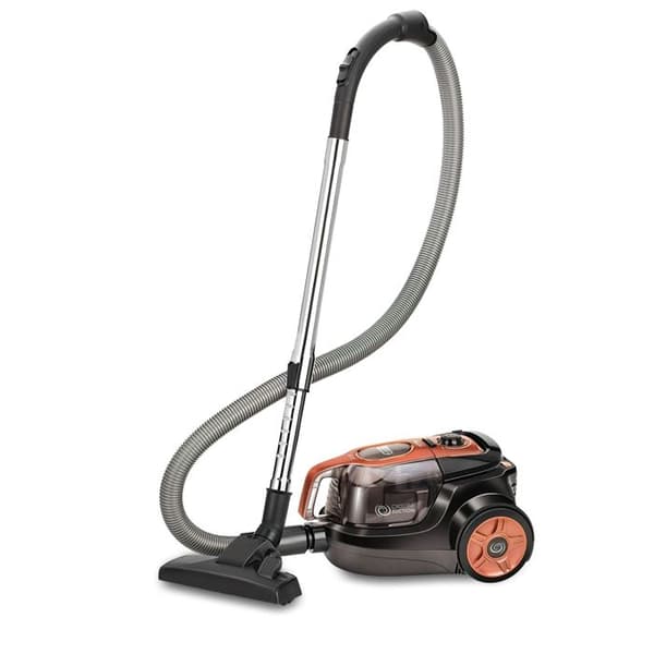 Påslös cyklondammsugare MPM MOD-25 750W Svart/Orange - Kapacitet 1,1L - Tyst