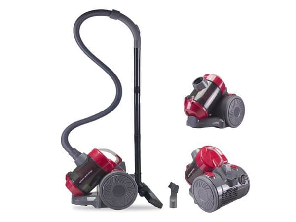 Beper Canister Dammsugare - P202ASP200 - Cyclonic Canister Dammsugare, 800 Watt, Röd, W, 3 liter
