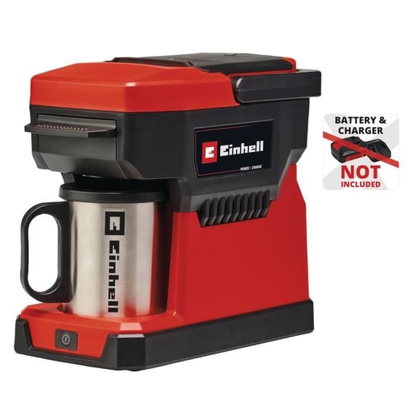 Einhell Trådlös kaffemaskin TE-CF 18 Li-Solo Power X-Change (18V) Levereras utan batteri eller laddare