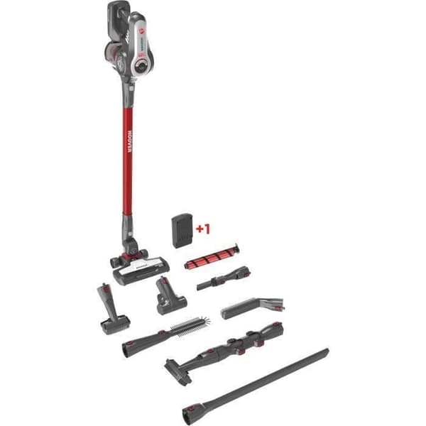 HOOVER RA22SE - Multifunktionsstavdammsugare, kraftfull 22V, lång autonomi 70 min (2X35MIN), parkeringsläge, LED Electroboss Titan