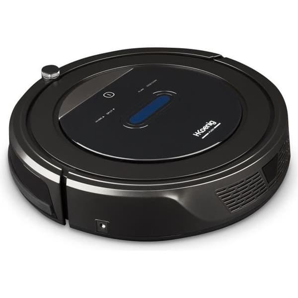 Robotdammsugare - H. Koenig - SWRC110 - WiFi - HEPA-filter - 4 rengöringsprogram Svart