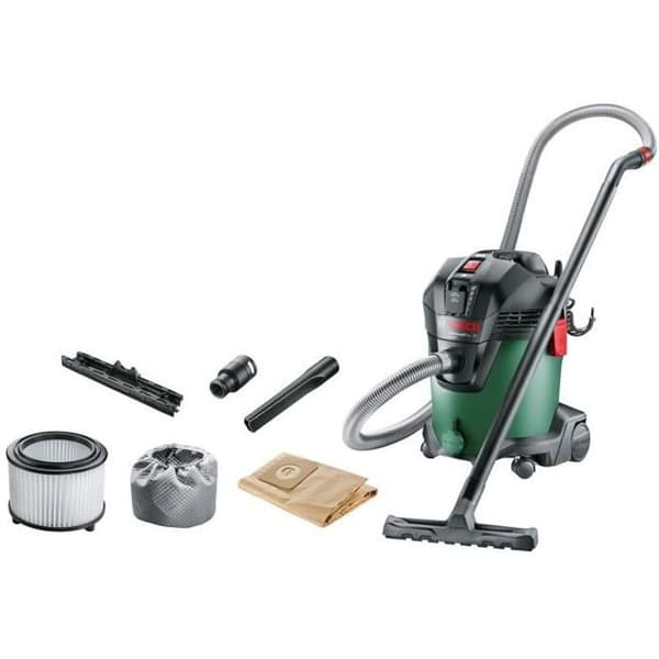 Bosch våt- och torrdammsugare - AdvancedVac 20 (med tillbehör) - 1200 W - 260 mbar/70 l/s - 20 L
