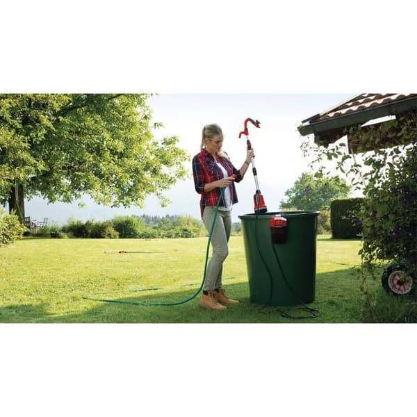 Einhell Pump för dränering av klart vatten utan sladd GE-PP 18 RB Li-Solo Power X-Change (18V) Levereras utan batteri eller laddare