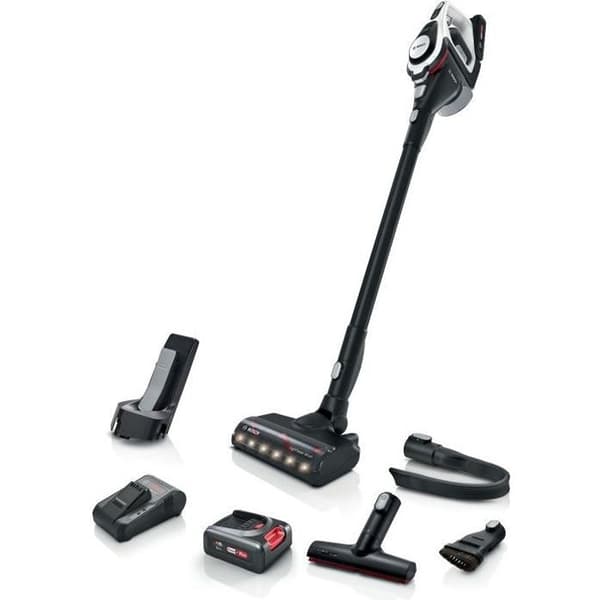 BOSCH BSS8224 Obegränsad 8 sladdlös multifunktionsdammsugare - 2:a batteri för obegränsad autonomi Vit