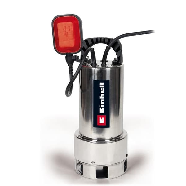 Einhell Avloppspump för nedsmutsat vatten GC-DP 9035 N (900 W, Strömkabel 10 m, Kropp i rostfritt stål, Transporthandtag)