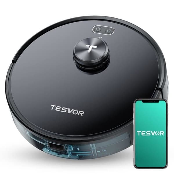 Robotdammsugare - Tesvor - S4 - LiDAR - 22000 Pa - 120 min autonomi