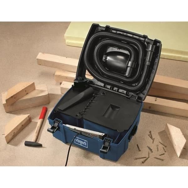 Scheppach kompakt byggplatsdammsugare - HD2P - 5L polypropentank - 1250W