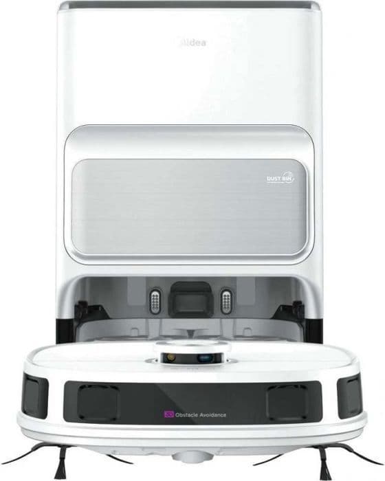 Midea robotdammsugare | Robotdammsugare | V12 | Våttorrt | 5200mAh | Dammkapacitet 3 L | 5000 Pa | Vit