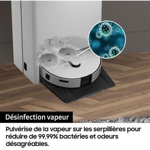 Robotdammsugare - Samsung - Jet Bot Combo VR7MD96B14G - Vit - 2 års garanti
