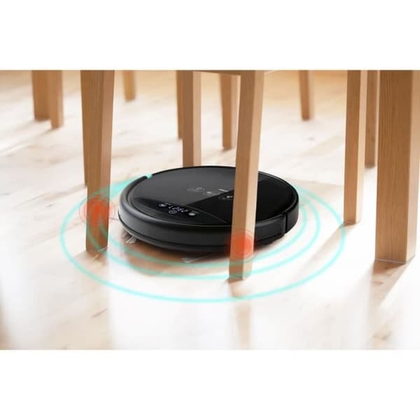 DOMO DO7293S - Robotdammsugare - Autonomi 120min - Dammtank 550ml - 48 sensorer - 65dB - Svart